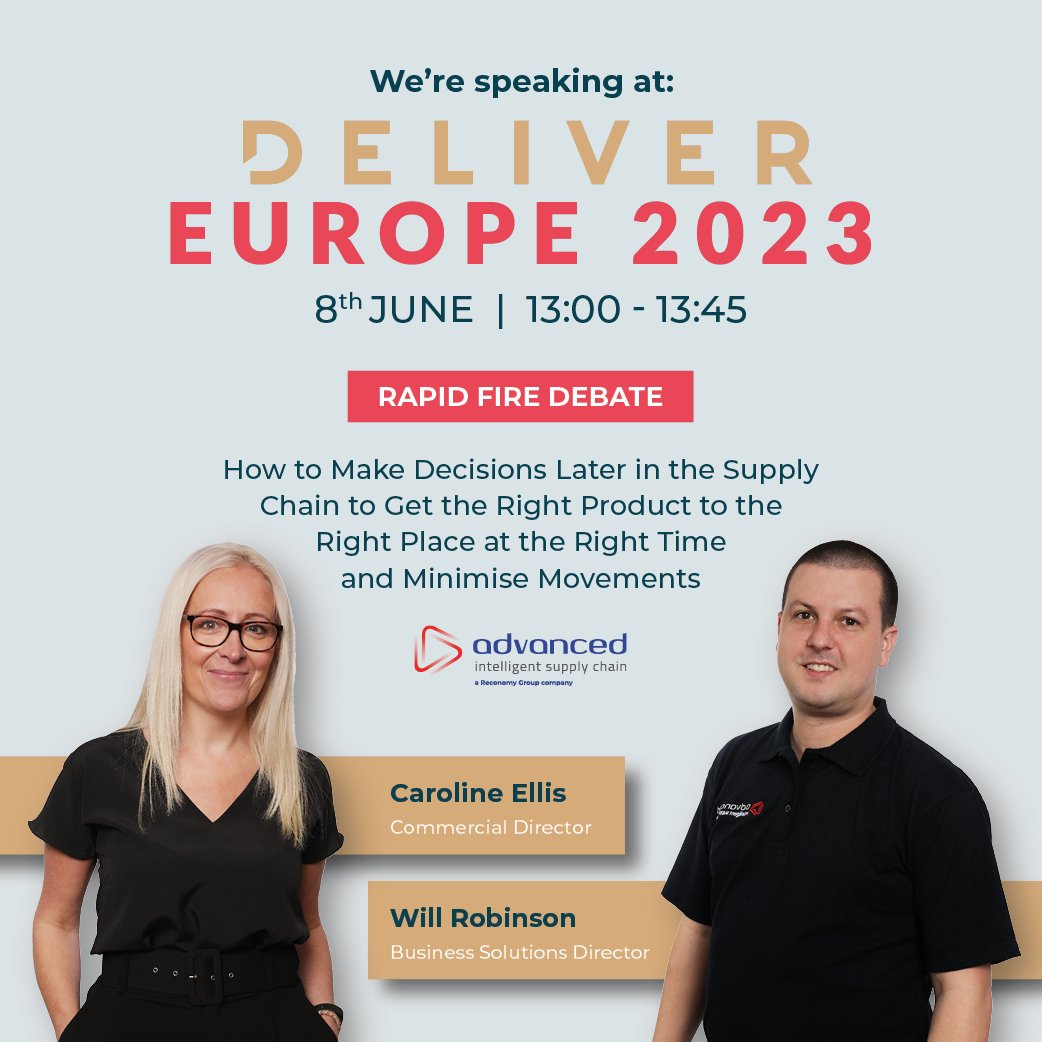 Advanced_Supply's tweet image. We are happy to announce that we will be attending this year&apos;s @DeliverEvents Europe in Amsterdam!

Not only that but our very own Caroline Ellis and Will Robinson will be hosting a rapid-fire debate 💭

We hope to see you there!

#DELIVER2023 #Logisitics #Supplychain
