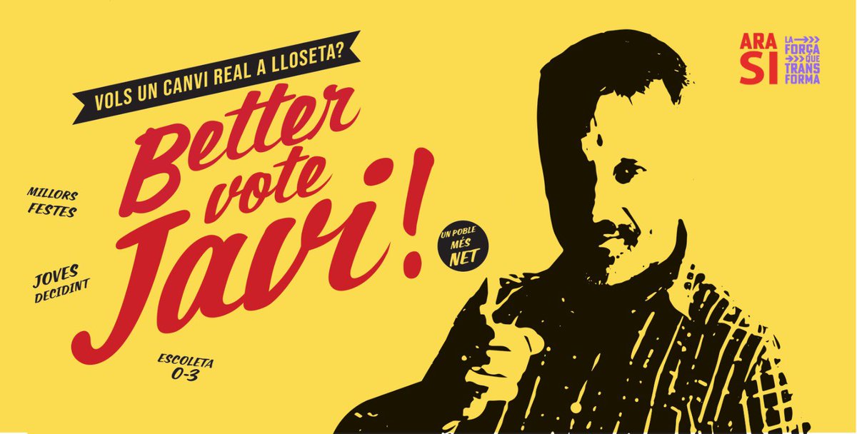 pepi_gonzalez's tweet photo. És aquesta la campanya més original d’aquestes eleccions?
Jo dic sí ❤️💜
#BetterVoteJavi inspirada en la sèrie @BetterCallSaul
@UHmallorca @diariomallorca @arabalears @dbalears
#Lloseta #Elecciones2023 #Elecciones28M https://t.co/5E6CEU7a3p