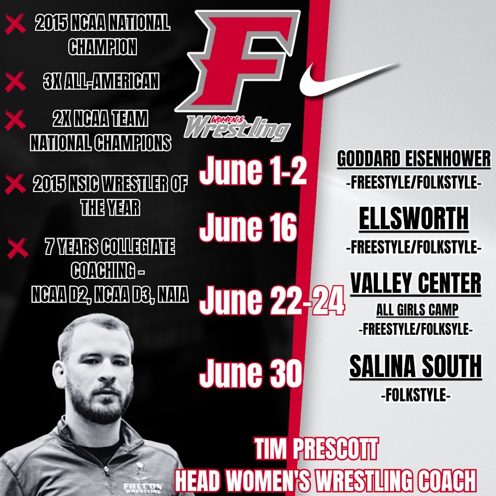 Camp season is right around the corner.

Excited to give back and continue growing and sharing my love of the sport! 

#relentlesspursuitofexcellence 
#buildinglifechampions 
#growwomenswrestling