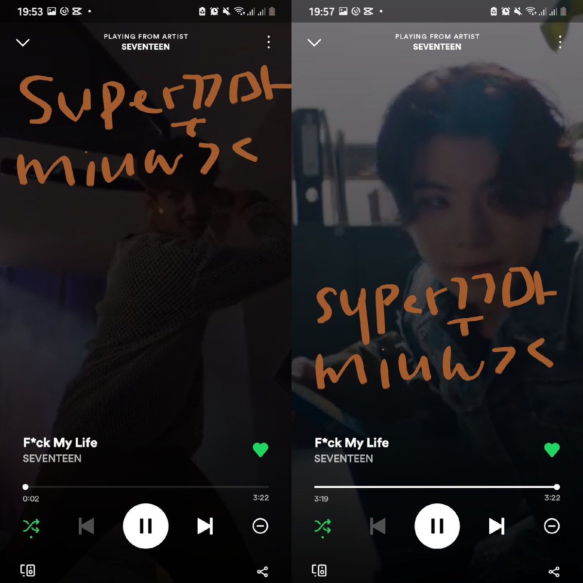 NEUVILLETTF's tweet photo. My choice for Billboard Hot Trending Song is #Super #손오공 by #SEVENTEEN @pledis_17 

'F*ck My Life' SEVENTEEN #세븐틴 #FML #FxckMyLife @pledis_17 https://t.co/PPqtwylorb