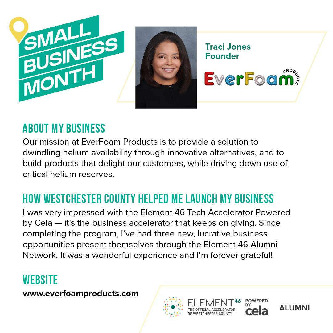 Small Business Month Spotlight: EverFoam Products
<a href="/Element46Inc/">element46</a> alum EverFoam Products helps party supply retailers and event planners reduce costs while contributing to saving the environment one party at a time with their reusable party décor and other reusable products.