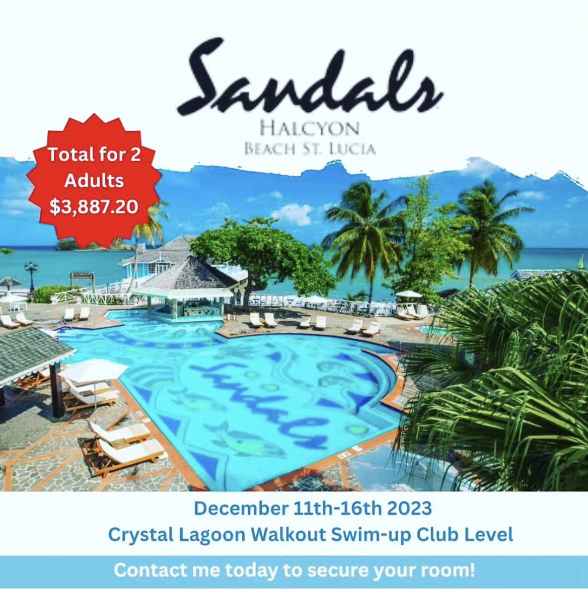 Who wants to head to St. Lucia for an early holiday trip?? 
Contact me today to check into pricing for your preferred dates or properties.
#vacationsbybarbie #takethetrip 
#sandals #stlucia #luxurytravel #allinclusiveresort #allinclusive #travel #travelagent #sandalsresorts