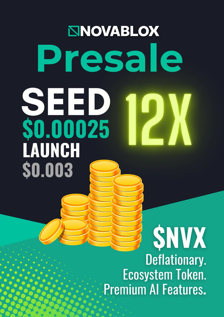 Value is earned, not bought.

Novablox users are earning $pNVX in the thousands EVERY SINGLE DAY! 

Everybody who has claimed some NFT staking rewards is eligible to participate in the early access pool for a 12x DISCOUNT on the $NVX token presale 🔥

GET ACCESS TODAY: