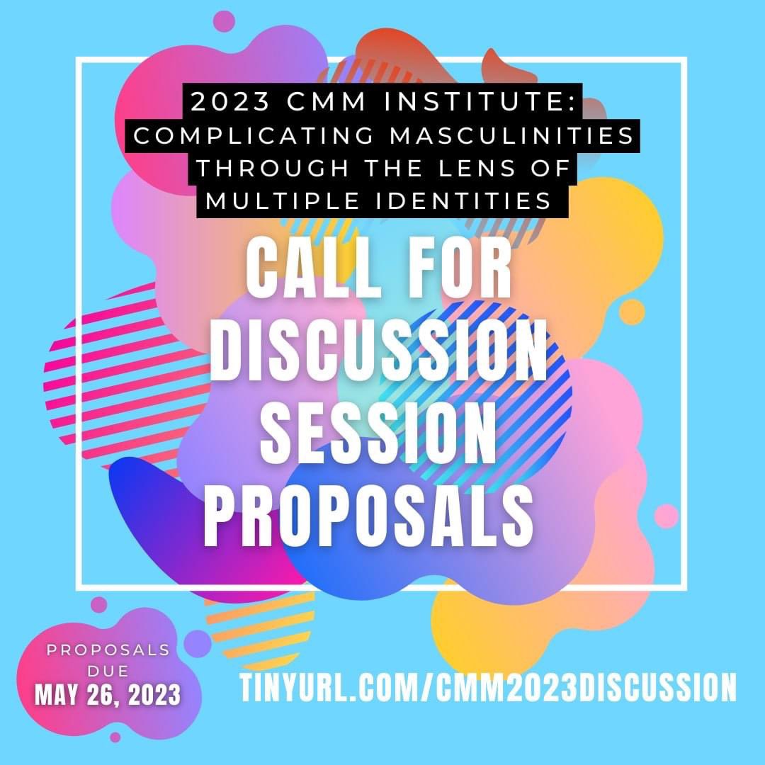 ACPA_CMM's tweet photo. Want to be more engaged in our annual CMM Institute? Consider submitting a discussion proposal!

All discussion proposals are due May 26th at 7p ET.

More info/submission HERE: https://t.co/1xRz3AUvCU
Register for the Institute on June 29 HERE: https://t.co/vGrNRRCCwc https://t.co/zmrZLo1Qqr