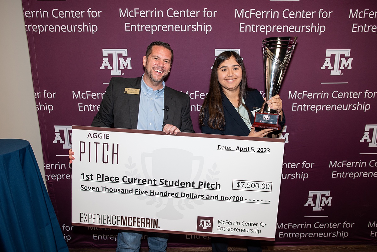 Texas A&M University (@tamu) on Twitter photo The <a href="/TAMUMcFerrin/">McFerrin Center for Entrepreneurship</a> Center for Entrepreneurship hosted its fifth annual Aggie PITCH awards, awarding more than $38,000 to Aggie-led startups!
PITCH is a university-wide business competition at #TAMU that seeks to identify the best Aggie business pitches. tx.ag/AggiePITCH23 The <a href="/TAMUMcFerrin/">McFerrin Center for Entrepreneurship</a> Center for Entrepreneurship hosted its fifth annual Aggie PITCH awards, awarding more than $38,000 to Aggie-led startups!
PITCH is a university-wide business competition at #TAMU that seeks to identify the best Aggie business pitches. tx.ag/AggiePITCH23