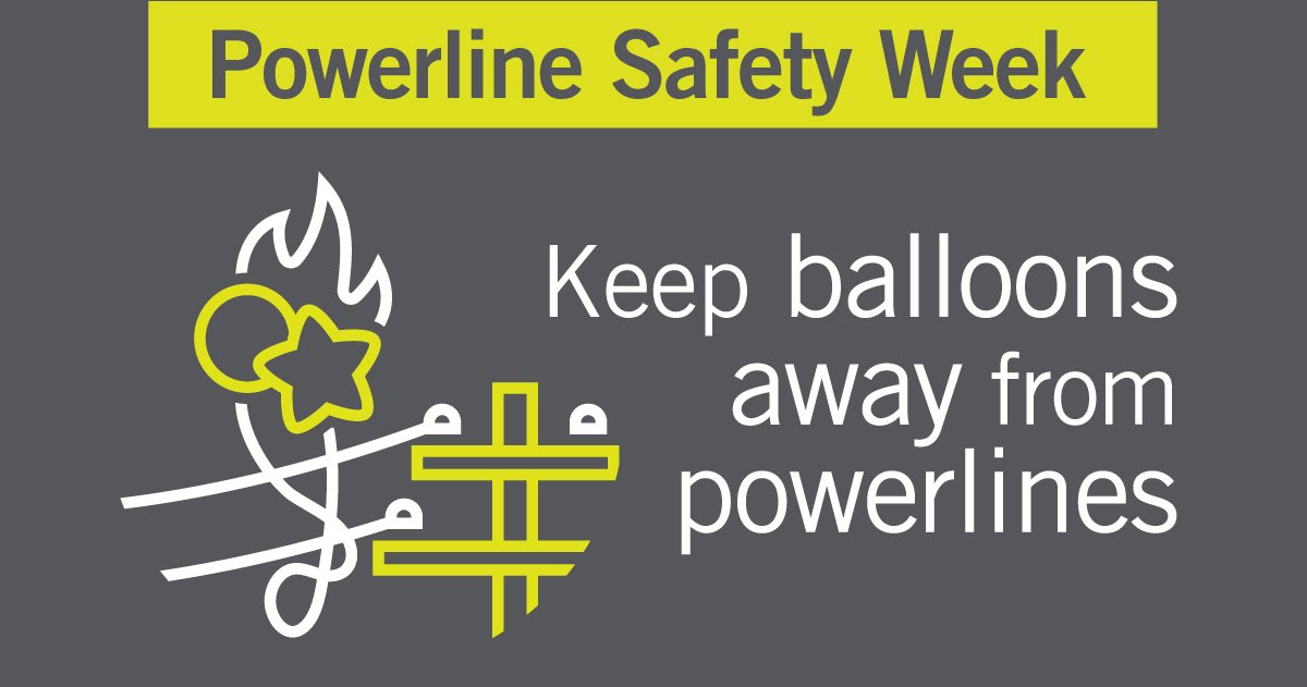alectranews's tweet image. This #PowerlineSafetyWeek, we’re discussing the danger of balloons. When balloons are released outside, they can interfere with powerlines and disrupt your service. This can cause explosions, power outages, and downed lines.