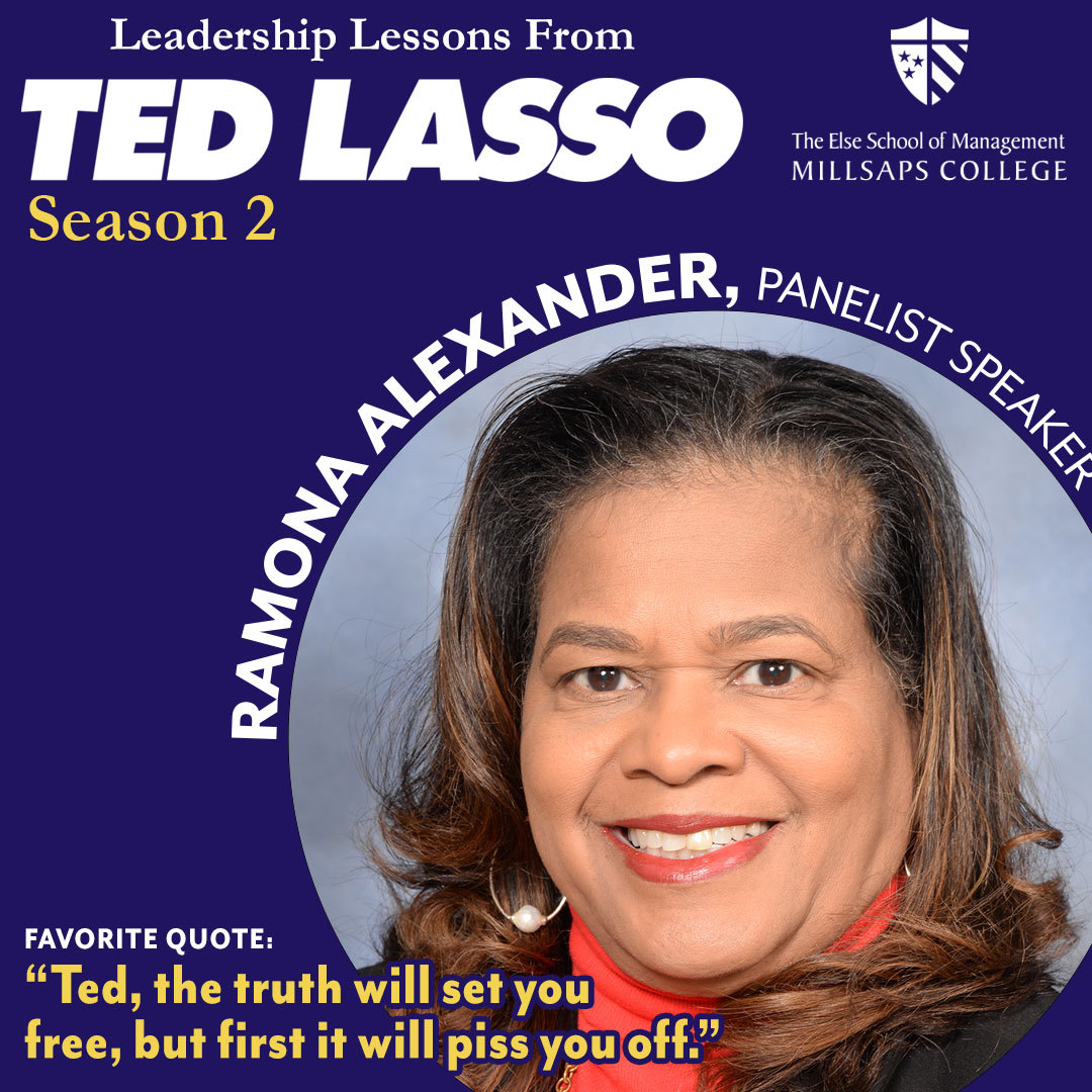 Meet RaMona Alexander from WDBD FOX40. She is one of our panelists for the Leadership Lessons from Ted Lasso event on Jun 6th. 

Join us at Fondren Guitars 5 - 7pm 

RSVP Today: bit.ly/3MkOgpc

#Millsaps #ElseSchool #MillsapsMBA #MBA #MillsapsMAcc #Leadership #TedLasso