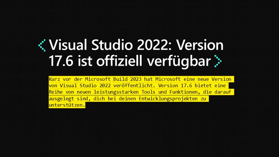 EBT_provides's tweet photo. msdev_de: Mit Version 17.6 hat Visual Studio 2022 so einiges Neues zu bieten. Performance-Optimierung, Spiele-Entwicklung und Git-Kollaborationswerkzeuge sind nur einige der Neuerungen. Alle findest du hier: https://t.co/p2O7uMHAH9 #VisualStudio #Debugg… https://t.co/u4UEy4BRc6
