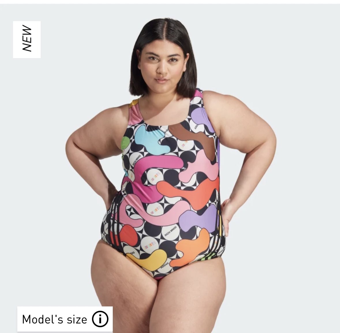 The Adidas Womenswear ‘Pride Collection’ ⬇️🏳️‍🌈👙🩱

All of the male models wearing the women’s swimwear are skinny and all the females are plus+ size. 

What message is Adidas trying to subconsciously send to consumers?