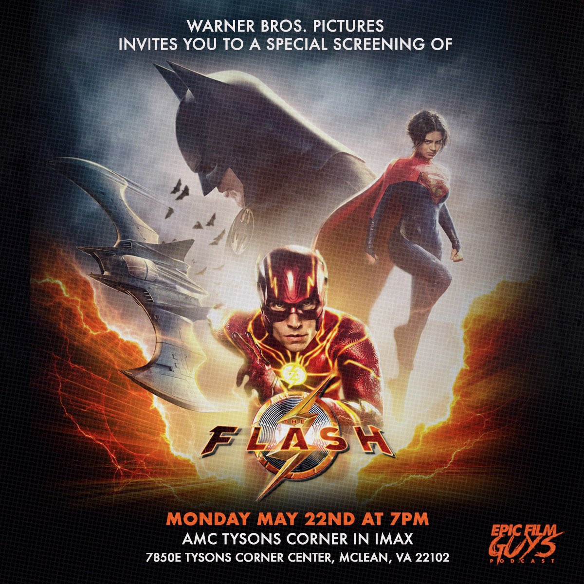 ⚡️THE FLASH EARLY SCREENING⚡️

We’re thrilled to be partnering with WB to host and give away free passes to an advance fan screening of #TheFlash in DC! 

Comment, like, and retweet for your chance to get a pass!