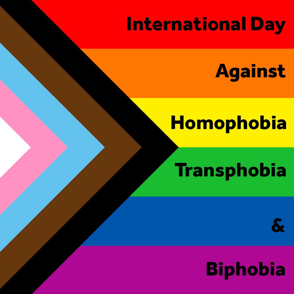🌈 Today is International Day Against Homophobia, Transphobia and Biphobia.   

We have made great progress to ensure that Ireland is a safe and inclusive place for all, but there’s lots more to do.