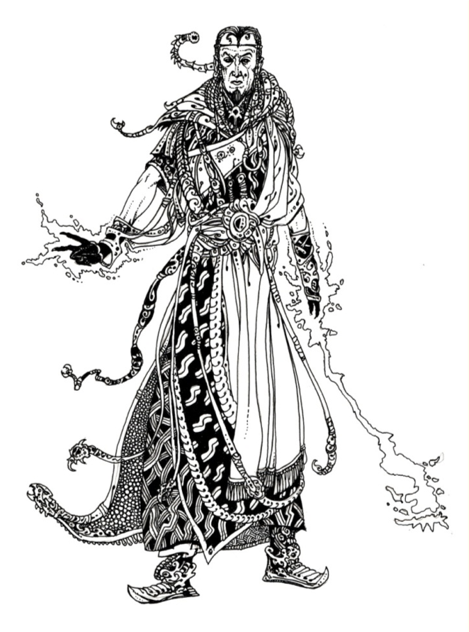 I was devastated to hear that Russ Nicholson had passed away. I had the pleasure to work with Russ on The Warlock of Firetop Mountain and more. His iconic pen and ink illustrations were incredibly atmospheric and set the standard for Fighting Fantasy. He will be greatly missed.