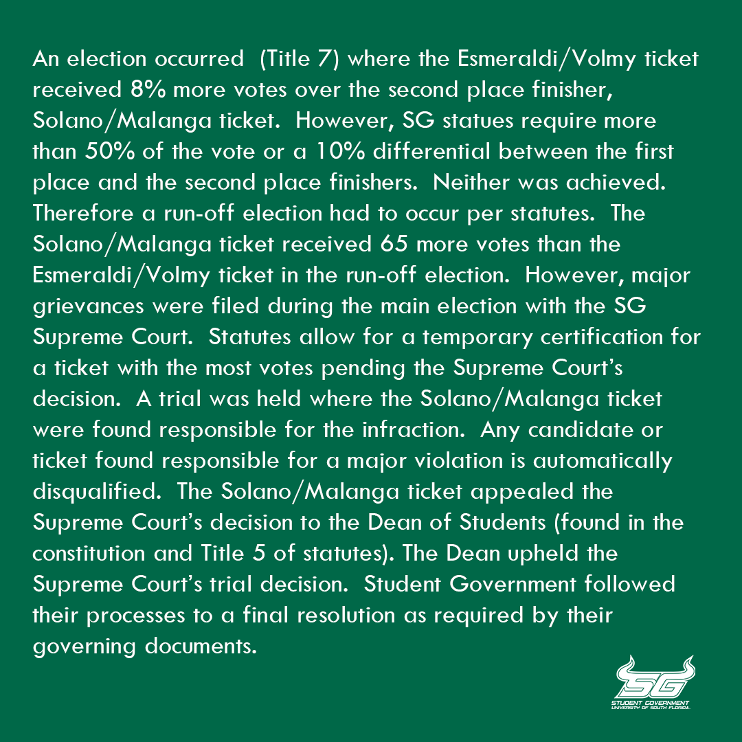 Student Government - Tampa Campus tweet media