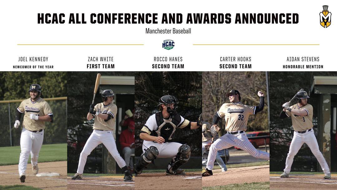 BASE: Five Spartans earn All-Conference honors, headlined by <a href="/HCACDIII/">Heartland Collegiate Athletic Conference</a> Newcomer of the Year Joel Kennedy!

Read: bit.ly/3Mc6Dwj

#MUSpartans | #SpartanPride