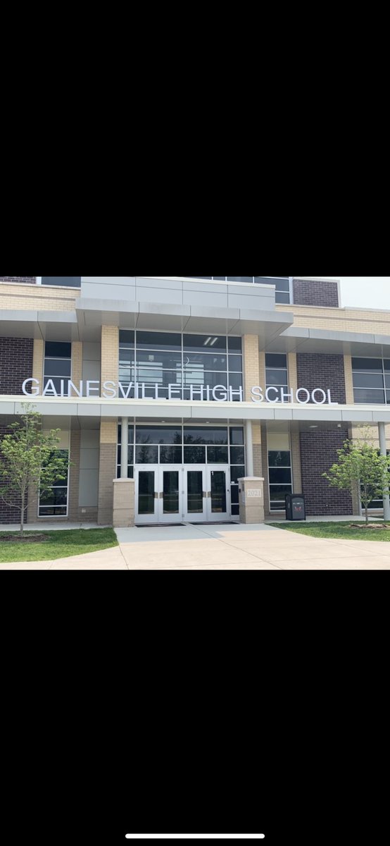 📍- Gainesville High School. Thanks for hospitality @CoachBruton #KeepDigging #GoCavsGo