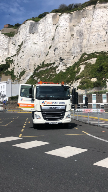 A short pause to admire the imposing white cliffs on the Straits of Dover before delivering scissor lifts - a Skyjack 3219 and 6832 RT - for another Star Platforms customer⭐

#dover #starplatforms #happycustumers #scissorlifts #skyjack #workingatheight #poweredaccess