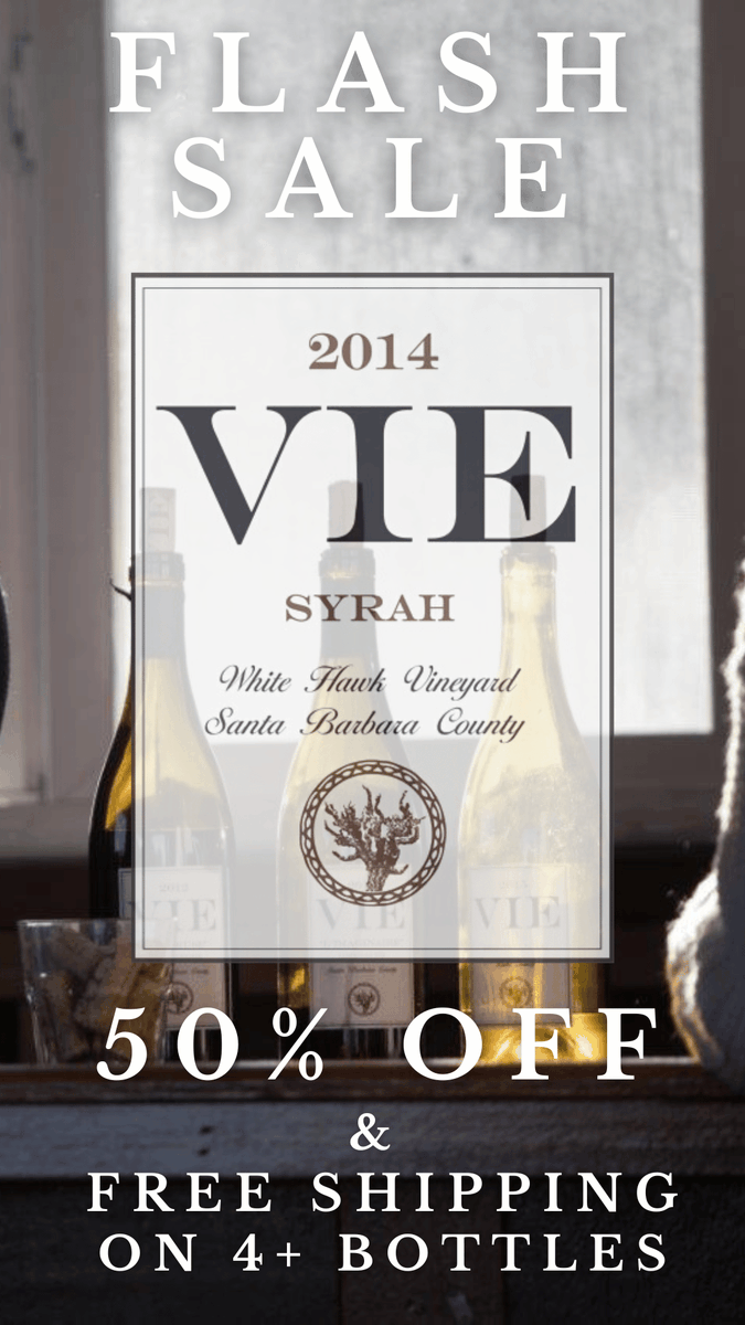 VieWinery's tweet photo. FLASH SALE - 4 bottles of 2014 Syrah - 50% OFF + FREE Shipping
Was $240.00, now $120.00!

A limited number of bottles are available, so ORDER TODAY!

https://t.co/v2TQe13tZH https://t.co/cDQ3Zd7avJ