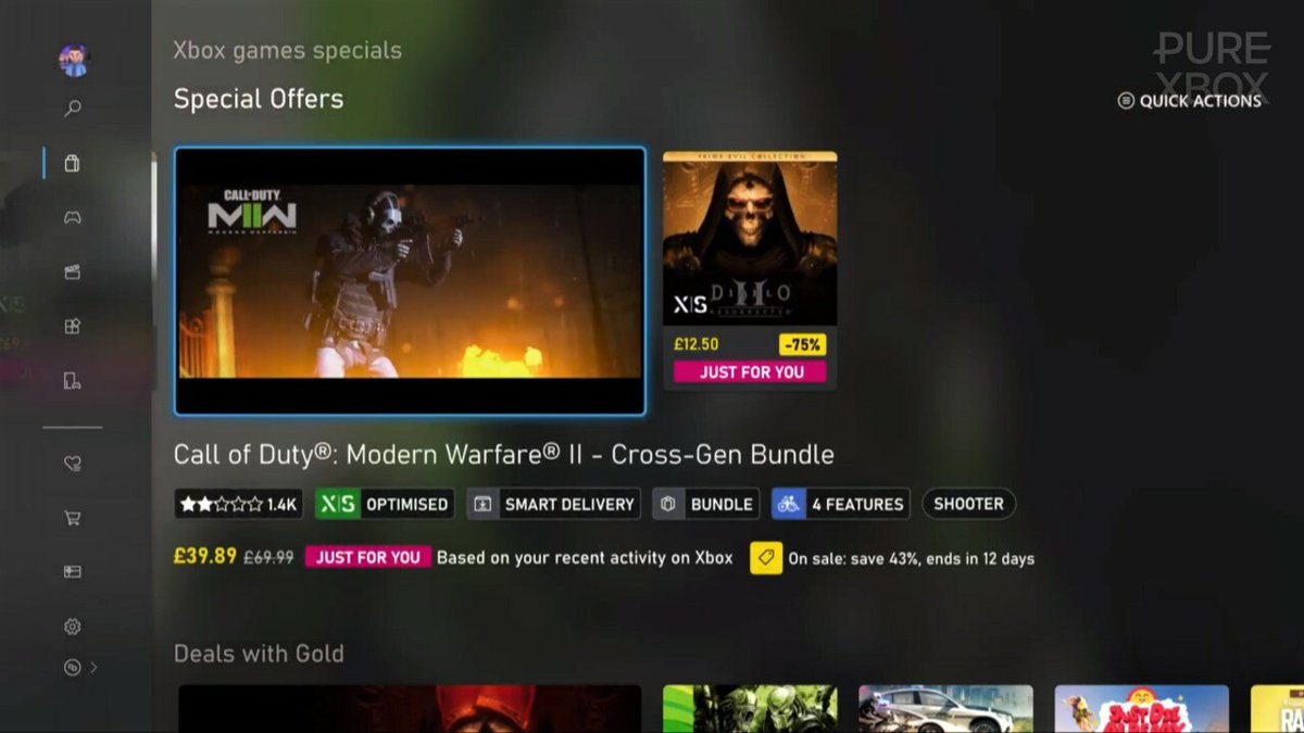 purexbox's tweet image. The "Just For You" section has returned with three (or more?) special offers on Xbox 👀 purexbox.com/news/2023/05/x… #Repost #Xbox #XboxStore #JustForYou #Deals #PSA #Random