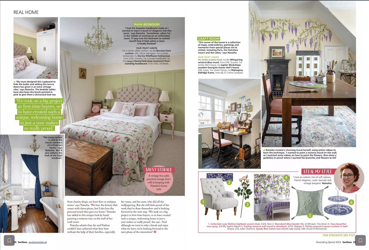 Still can't believe my house was published in a magazine, and made the front cover!! Here's a better look at the lovely feature. And also my home blog below! 
Myvintagethriftedhome.co.uk
#bloggingcommunity #yorkshirebloggers #bloggerstribe #prrequest