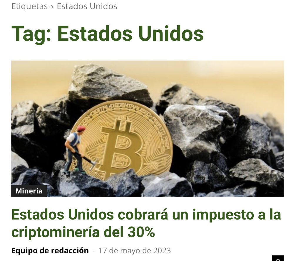 "La introducción del impuesto a la minería de BTC de un 30%  ¿Cómo nos adaptaremos a este nuevo escenario? #Bitcoin #Regulación"