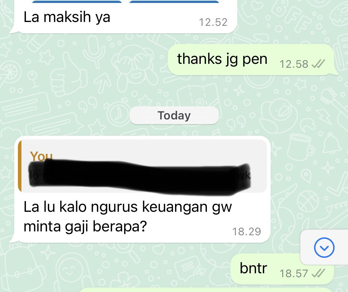 being happy as a freelancer 🍻 yuk bs yuk bismillah