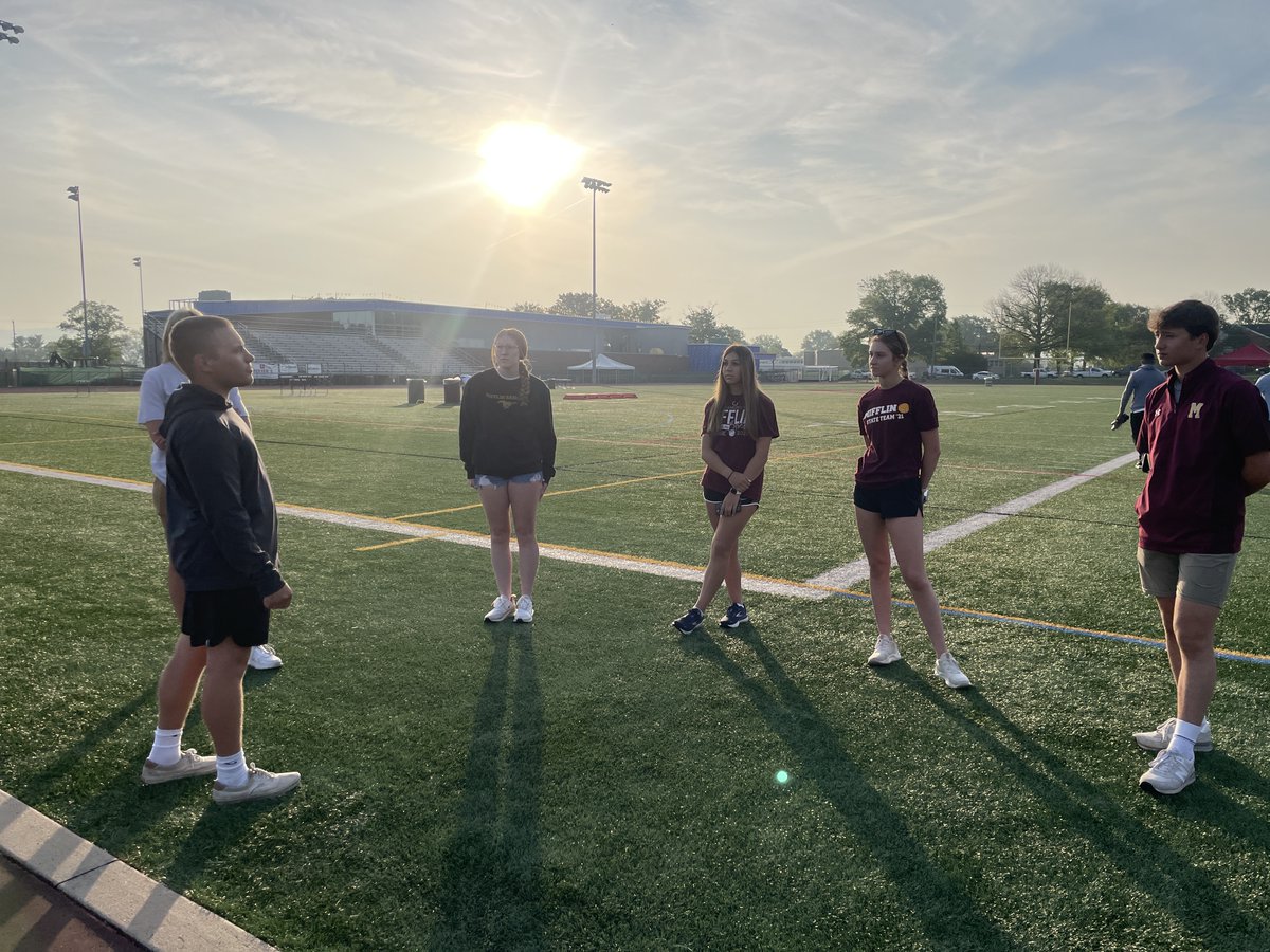 GovMifflinSD's tweet photo. Several GMHS students got a first-hand look into careers in media production, thanks to @GMSDAthletics own Nick Singleton and @rhoback! 🤯🏈

Students were invited to observe this shoot, ask questions, and even test out some equipment! Thank you, Rhoback! What a great experience! https://t.co/gP31lTkqdE