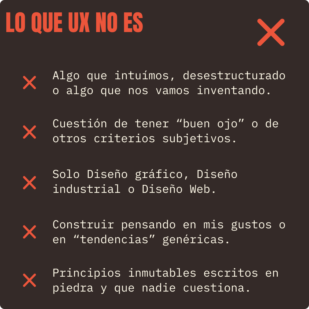AdrianSolca's tweet photo. Si tu preguntas en un cuarto llenos de profesionales de UX por una definición de qué es, vas a obtener decenas de respuestas diferentes.

Como profesionales no podemos pretender dedicarnos a algo que no podemos entender o definir. https://t.co/1IlGLlLHLs