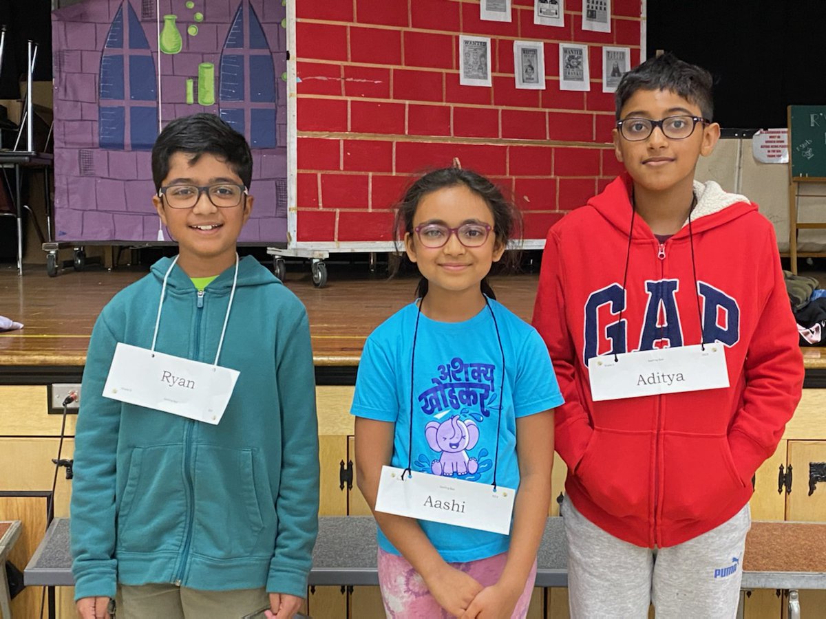 Proud of ALL of our Rville Spelling Bee participants! Great work!