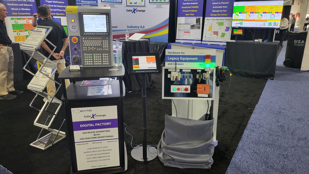 Stop by @SME_MFG @eastec to see how smart factory implementation can evolve your shop floor!
#smartfactory #cnc #iiot #eastec #manufacturing