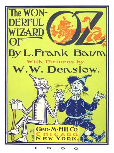 #OnThisDay in 1900 – The first copies of the children's novel The Wonderful Wizard of Oz by L. Frank Baum were printed.