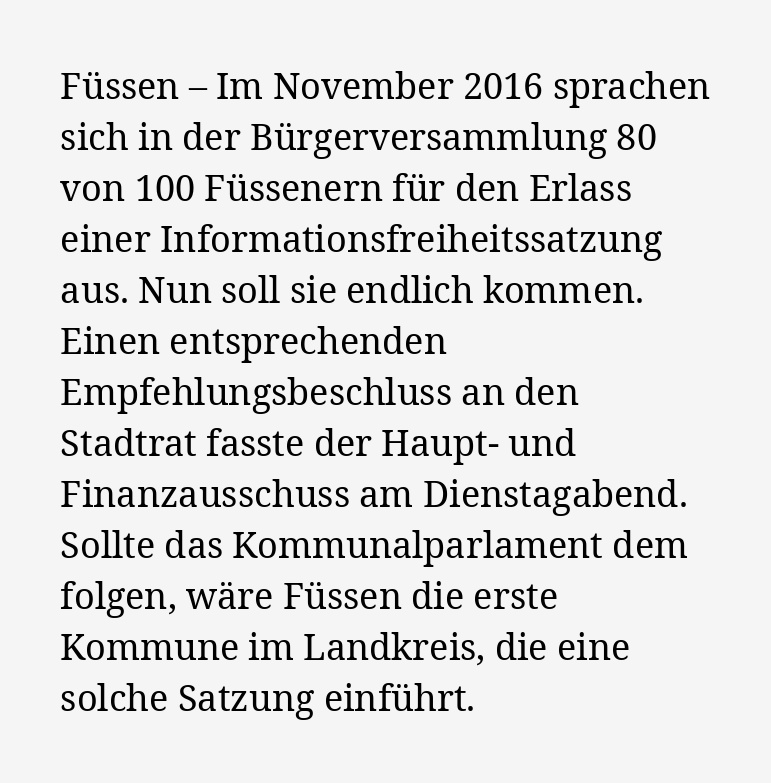 Merkur: Füssen soll eine Informationsfreiheitssatzung bekommen merkur.de/bayern/schwabe…