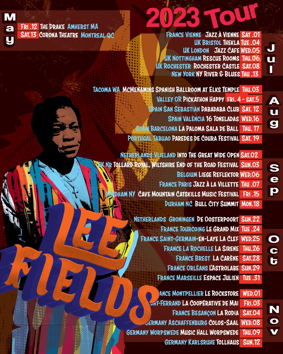 Knitting Factory Entertainment (@knittingfactory) on Twitter photo #KnittingFactoryManagement artist <a href="/LeeFields12/">Lee Fields</a> has announced his 2023 Tour! leefieldsandtheexpressions.com #KnittingFactoryManagement artist <a href="/LeeFields12/">Lee Fields</a> has announced his 2023 Tour! leefieldsandtheexpressions.com