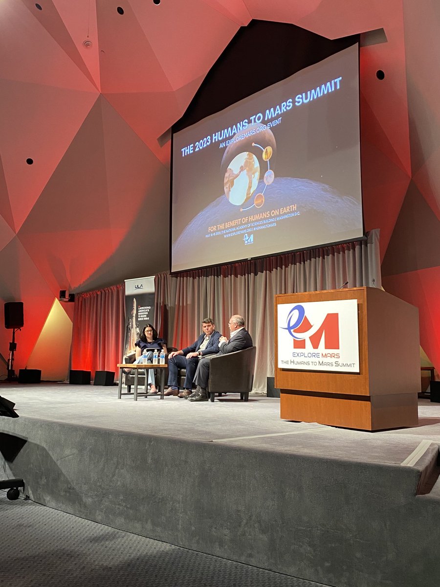 @AerojetRdyne ‘s own Mary Engola is moderating a discussion on Planetary Protection with Nick Bernardini of @NASA and Mike Gold of @redwire #humanstomars