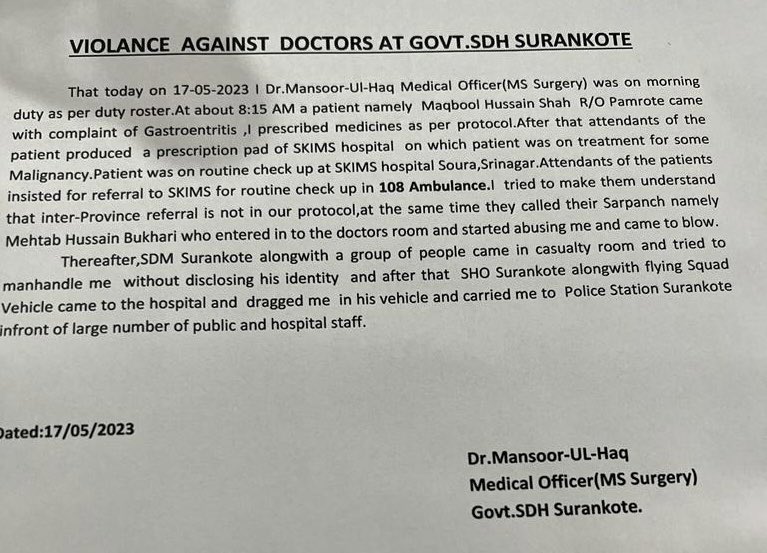 Doctors association jammu tweet media