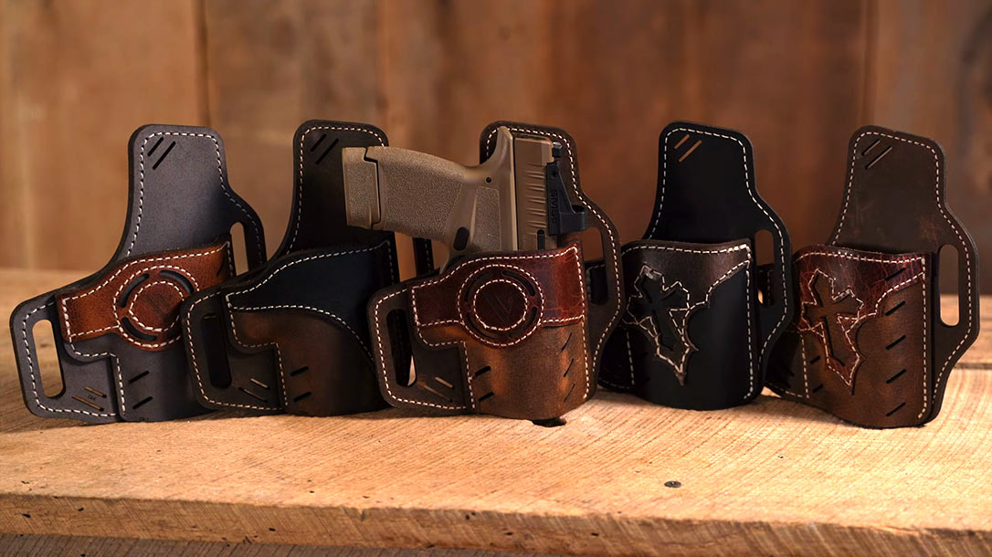 PDWdefense's tweet image. Utilizing a special tanning process to give the leather a stylish look and durable finish, Versacarry adds the Vintage Leather Series.

WATCH HERE:

personaldefenseworld.com/2023/05/versac…

#holster #holsters #versacarry
