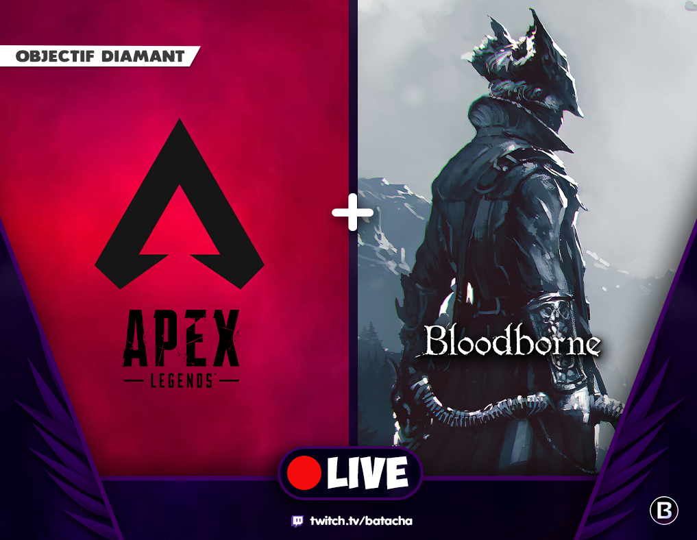 Batacha_'s tweet photo. 🔴LIVE
▶️https://t.co/mmz313LlDB
HELP JE TOMBE MALADE
Du #ApexLegends pour commencer ensuite on va sur #Bloodborne avec mon frère Youcha !
#Twitch #TwitchBE #TwitchFR #Batacha https://t.co/HCNvfl8rmr