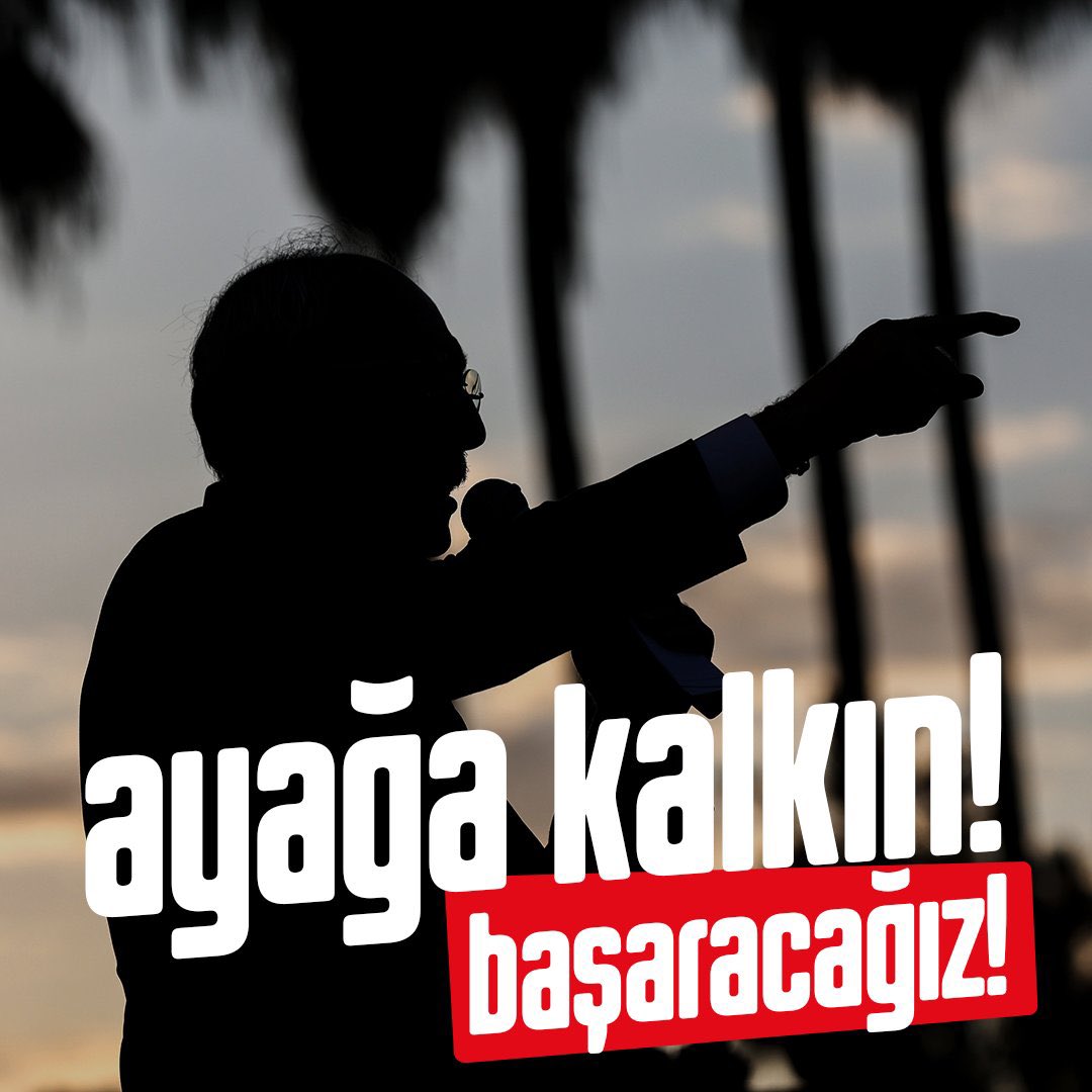 ozgulaks's tweet photo. Başka bir Türkiye yok,
Başka bir ihtimal söz konusu bile değil.
Vazgeçmeden, pes etmeden, son ana kadar inanıyoruz.
Ayağa kalkın, Başaracağız!
#KararVer https://t.co/nRuDBbsNJs