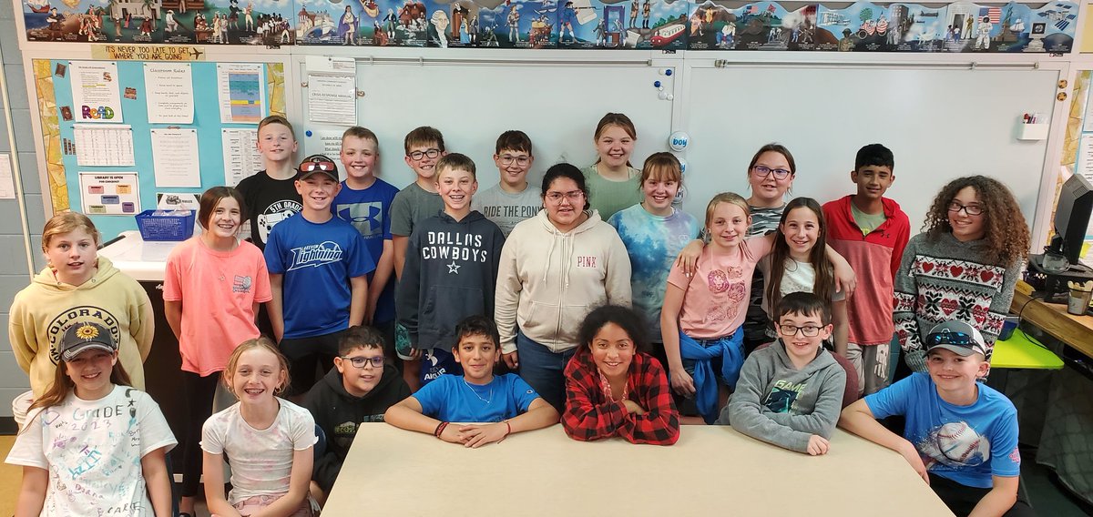 That's a wrap!  These 5th graders are ready for summer! ☀️ <a href="/ShellCreekVikes/">LCS Shell Creek Elementary</a> #lakeviewvikes