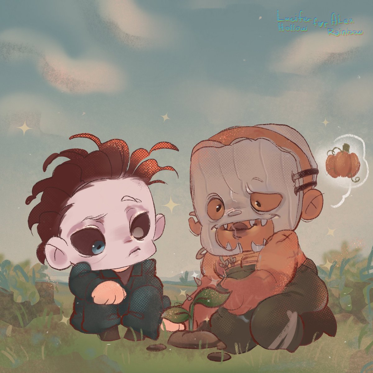 little cuties for my baby @alexrainbow13 💓🌿🎃
#deadbydaylight #dbd #deadbydaylightfanart #dbdfanart #evanmacmillan #thetrapper #halloween #michaelmyers #theshape #trape #macmyers #덫식 #トラシェイ