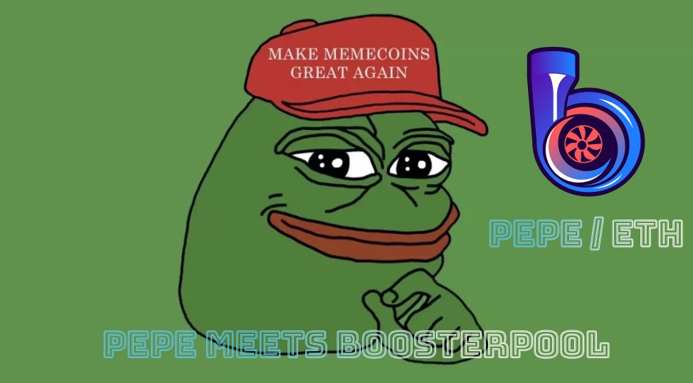 BoosterPool's tweet photo. $PEPE meets Boosterpool = 🐸 + 🚀

🖲 boost your liquidity at boosterpool vault  ➡️

#Uniswap V3 Ethereum Network

$PEPE / $ETH

https://t.co/w5rLUNrdFt https://t.co/jnRJCHsKro