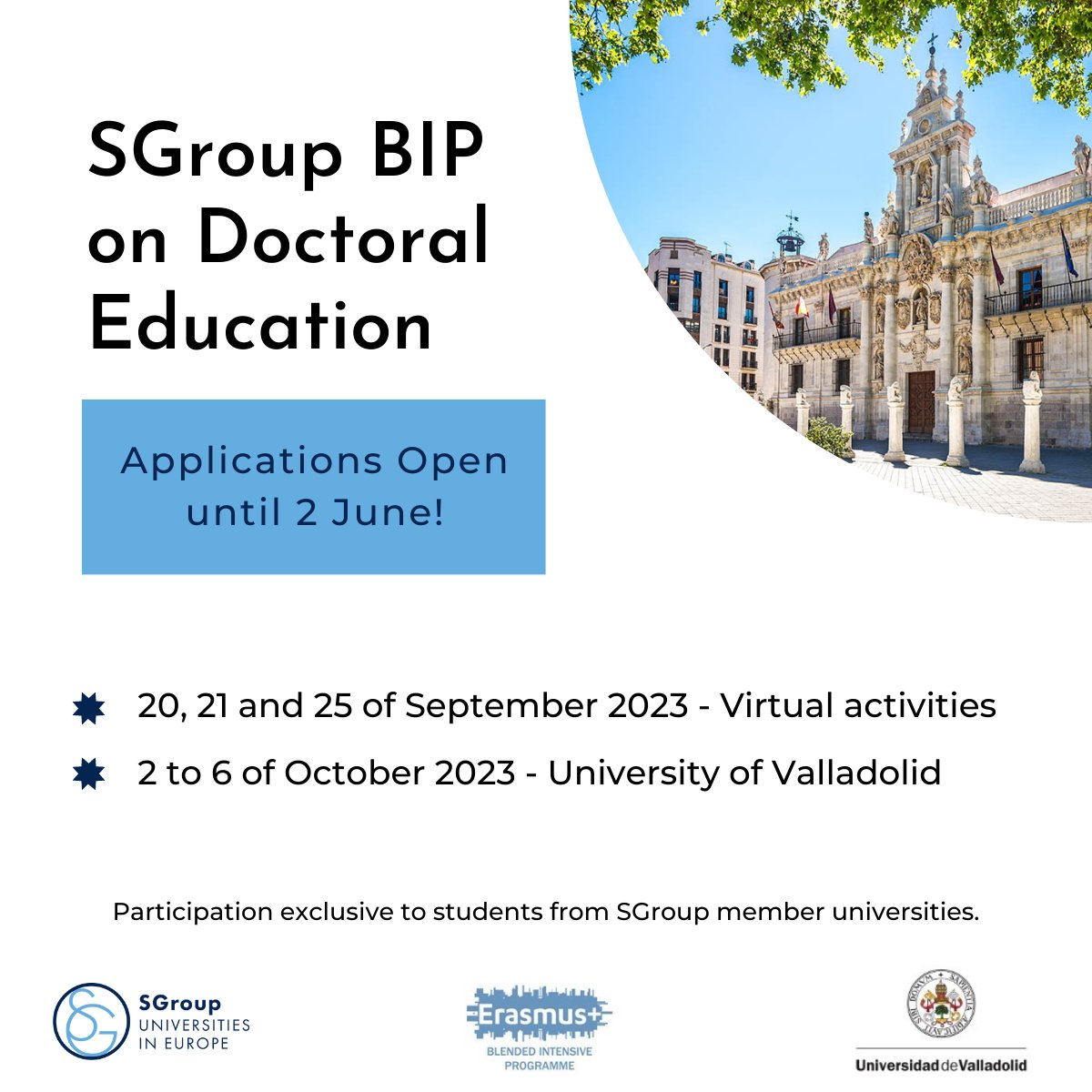 SGroup - Universities in Europe tweet media