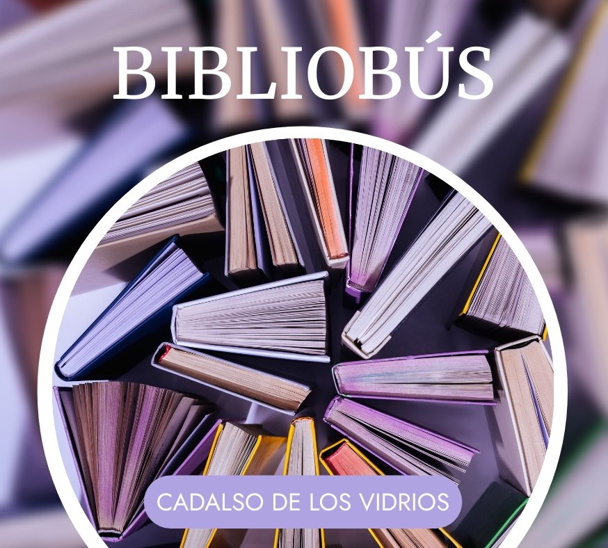 🚍📚 Este viernes el #Bibliobús se desplazará a #CadalsoDeLosVidrios. 

Aguardará a los lectores estacionado en la Avenida Francisco Caballero, 19 (junto a la plaza de toros).

🕜 De 12:45 a 13:45h.