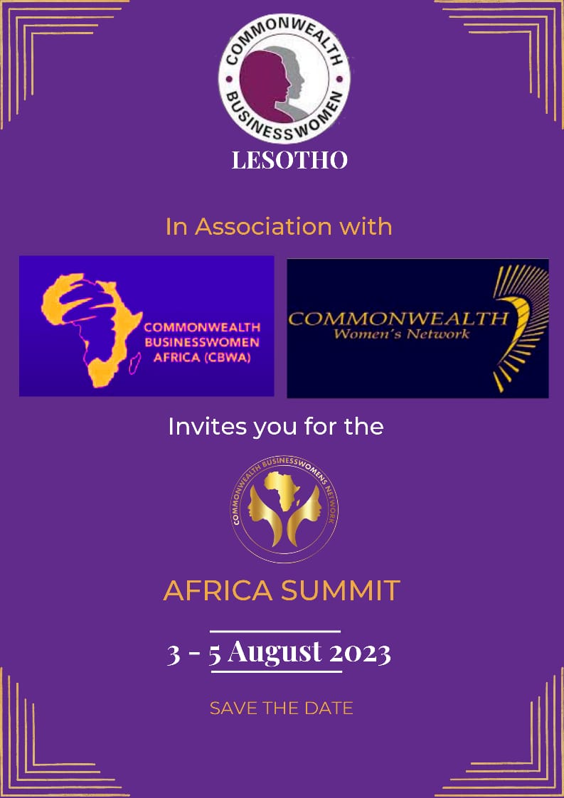 CBWKenya's tweet photo. Dear delegates, 
Commonwealth Business Women Network , Lesotho and co-organizers:  CWN-A and  CBW-A wish to inform delegates that registration for the upcoming August Summit is now open.
Lesotho welcomes delegates from all over the world. 
Follow the link below to register 
👇👇 https://t.co/w8mkIk2IV1