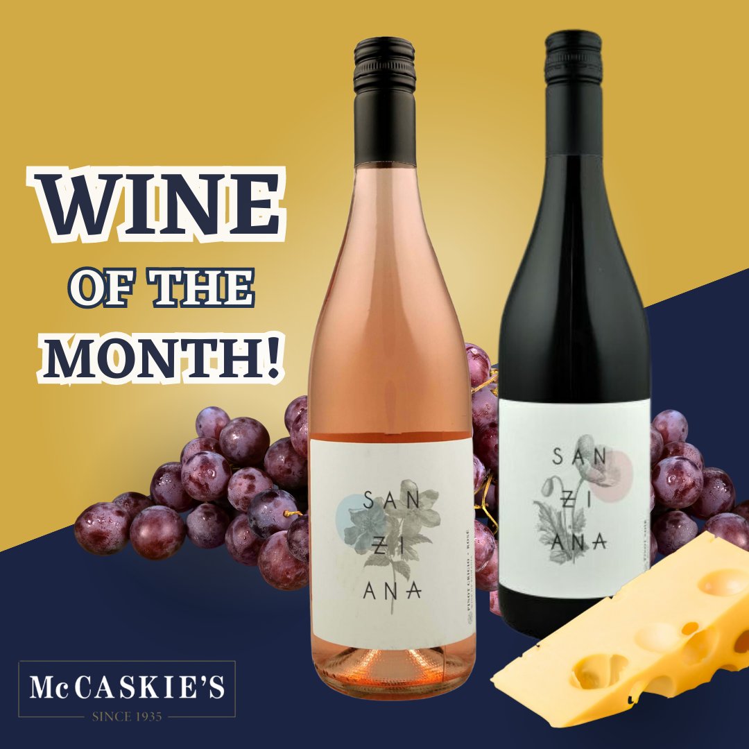 We have THREE new delicious wines of the month! 🍷 🌟White of the Month - 'Sanziana Pinot Grigio Cramele' 🌟Red of the Month - 'Sanziana Pinot Noir Recas Cramele' 🌟Rosé of the Month - 'Sanziana Pinot Grigio Rose Recas Cramele' Find out more bit.ly/3G1Qzet