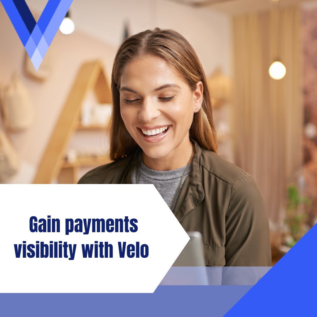 Real-time visibility into payments flow is essential to running a business efficiently. Our Velo Payments portal provides complete transparency into each step of the payments process.  Visit: hubs.li/Q01Q91Qp0 to learn more.

#B2BPayments #payments #visibility