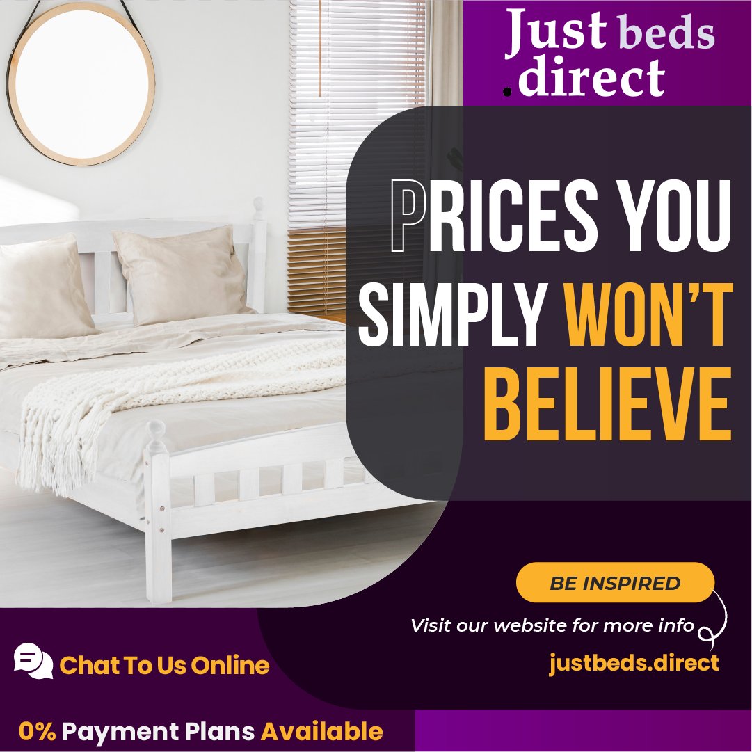 mawebdesign_uk's tweet photo. If youβre looking for cheap beds, weβre dedicated to offering luxury beds that are high quality and offered at prices you simply wonβt believe.
Buy online today π
π https://t.co/ZuoCf7FKQU
π #onlineand.direct #bedframes #interior #greybedroom #bedroom #bedshop #sleepwell https://t.co/XgopnSR6rS