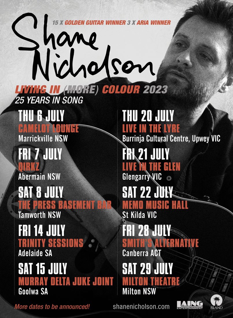 July is looking good.
Tix at shanenicholson1@mac.com