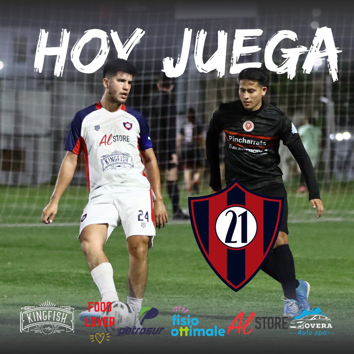 Este equipo conoce de desafíos, y nunca agacha la cabeza. A enfrentar el partido como sabemos, a quitarnos el sabor amargo. VAMOS 👊🏻 TODOS JUNTOS!!

HOY JUEGA LA SUB21 🤘🏻🔥

Fecha 7 <a href="/ligadetuiteros/">Más Liga</a> 
🆚 <a href="/011Gremio/">GremioDeBorrachos</a> 
🏟 Cancha 4 - Dpvo. Recoleta
⏱ 21:15