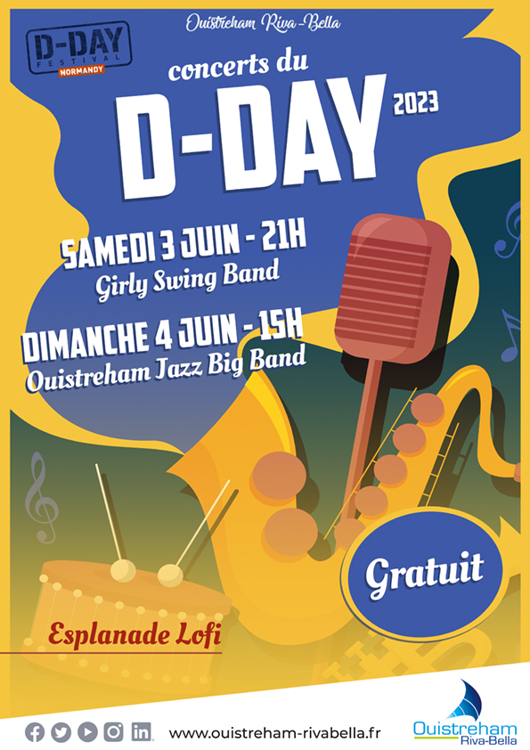 OuistrehamRB's tweet photo. 🪖A partir du 3 juin, Ouistreham Riva-Bella célèbre le 79e anniversaire du Débarquement avec un programme de cérémonies et de festivités. #DDay #79e Voir le programme complet https://t.co/9nx6ewMjMj https://t.co/iZGEXktACT