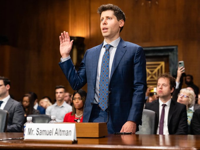 Today in A.I: Sam Altman, the CEO of OpenAI and founder of ChatGPT is facing a senate hearing over the safety and regulation of A.I Here's the summary: